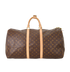 Keepall 55, £820, Handbags, Brown, Canvas, Back view